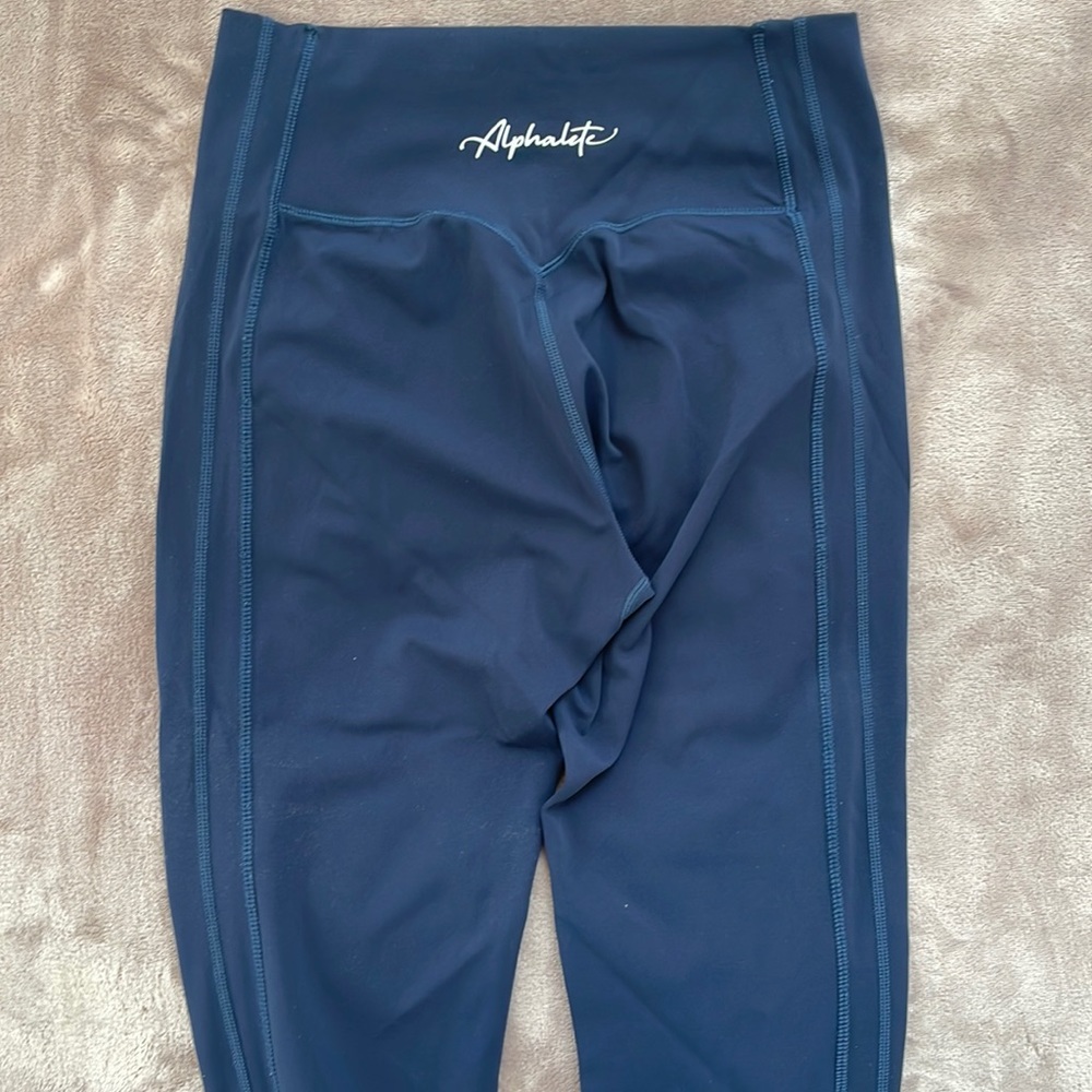 ALPHALETE navy blue leggings